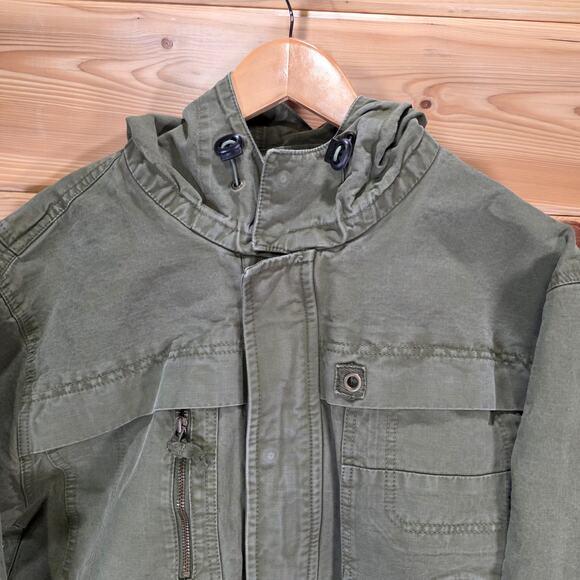 Territory Ahead Cargo Utility Jacket Men XL Outdoor Rugged Adventure Stain Read - Picture 2 of 16